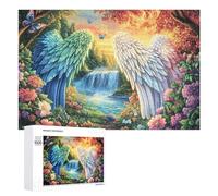 L'aigle et Le Dragon dans Une Confrontation de feu Puzzle 1000 Pièces pour Couples Défi Puzzle Pensée Logique Cadeau pour Célébration 1000 PCS