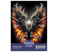L'aigle Frappe Le Ciel Puzzle 1000 Pieces Cadeau Unique Oiseaux de Proie Jeu Éducatif Défi Jouet À De Qualité Supérieure Peinture Art pour Adultes Et Enfants À Partir De 12 Ans 38x26cm/1000pcs
