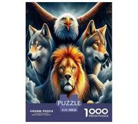 L'aigle Frappe Le Ciel Puzzle 1000 Pièces Educa Cadeau Unique Décoration Intérieure Oiseaux de Proie Jeu Éducatif Challenge Toy Adultes & Enfants des 14 Ans 38x26cm/1000pcs