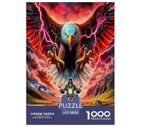 L'aigle Frappe Le Ciel Puzzle 1000 Pièces Educa Divertissement Créatif Décoration Intérieure Oiseaux de Proie Jeu Éducatif Challenge Toy Adultes & Enfants des 14 Ans 38x26cm/1000pcs