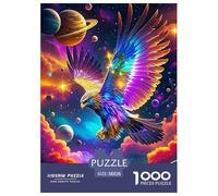L'aigle Frappe Le Ciel Puzzle 1000 Pièces Educa Divertissement Créatif Décoration Intérieure Oiseaux de Proie Jeu Éducatif Challenge Toy pour Adultes Et Enfants À Partir De 12 Ans 38x26cm/1000pcs