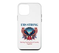 L'aigle Patriotique EMS-EMT, Une étoile de Vie au Service de la communauté Coque pour iPhone 12 Mini