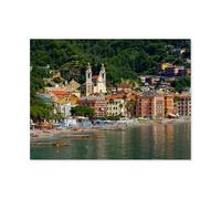 Laigueglia, Riviera di Ponente，Puzzles pour Adultes 1000 Pièces Puzzles pour Adultes pour Enfants Puzzle en Papier Ados Jeux Éducatifs Anti-Stress Jouet Cadeau（38x26cm）-AV25