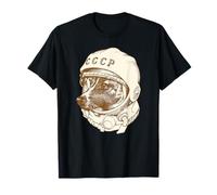 Laika Chien Spoutnik Sputnik Space Space URSS T-Shirt