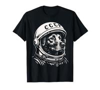 Laika Space Dog Cosmonaute Soviétique Vintage T-Shirt