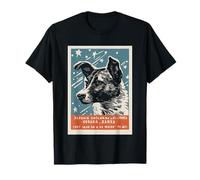 Laika Spatial Chien Produit Vintage CCCP Soviétique T-Shirt