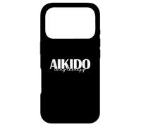L'Aïkido est ma thérapie d'entraînement aux Arts Martiaux Coque pour iPhone 17 Pro