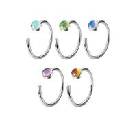 Laikoutd 1 Ensemble D'épingles À Nez La Mode Clous Confortables Bijoux Texture En Alliage Adaptés Un Agencement Facile Avec Les Tenues Clous De Nez En Alliage