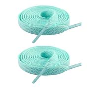 Laikoutd 1 Paire De Lacets Baskets Plats Multicolores Remplacement En Polyester 8 Mm Large Pour Baskets Et Chaussures Décontractées Multicolores