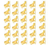 Laikoutd 30 Pièces Patins À Glace Bijoux Pendentif Breloque Styles Rétro Patins À Glace Pendentif pour Bijoux Artisanat Accessoires Femmes Mode