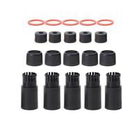 Laikoutd 5 PC RJ45 Coupleurs IP67 Ethernets Réseaux Connecteurs De Câble en-tête Droit Réseaux À Large Bande Extensions De Câble Tresses