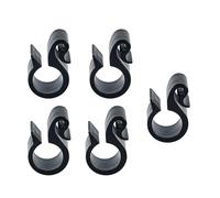 Laikoutd 5Pcs Corrosion-Resistant Drip Irrigation Clamps with S-Hooks Pipe Holders for Greenhouse & Garden Watering Systems Universal Drip Tube Hook