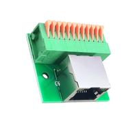 Laikoutd Adaptateur Industriel RJ45 DIN avec Indicateurs LED Bornes À Vis sans Outil pour Un Réseau Sécurisé Connecteurs Ethernet À Vitesse Rapide avec Bornes De Câblage Sécurisées