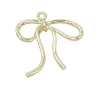 Laikoutd Bijoux À Nœud Papillon Pendentif À Nœud Papillon Fabrication De Pièces Texture en Alliage Fourniture Et Collier