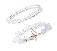 Laikoutd Bracelets À Pendentif Papillon Étincelant Ensemble De Bracelets Papillon En Perles Délicat Pour Les Créateurs Tendances Accessoire Mode Pour Femmes