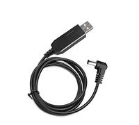 Laikoutd Câble De Chargeur USB Universel pour Talkie-walkie Adapté À La Radio Bidirectionnelle UV-5R BFUVB3 Plus R50 UV82 avec Voyant Lumineux Organisateur Câble Étui pour Plusieurs Appareils