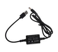 Laikoutd Câble De pour Régulateur Puissance USB 5 X 2 1 Mm Convertisseur Élévateur Tension V À 12 V Convertisseur Élévateur Tension Ligne pour Routeurs Haut-Parleur Lumières