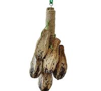 Laikoutd Cage À Oiseaux Jouet pour Perroquets Naturelle Oiseaux Molaire Fiable Croquer Morsure Coloré Perroquet Oiseau Ennuyeux Mâcher Suspendue Mâcher