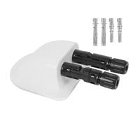 Laikoutd Campers Solar Panel Waterproof Cover Single/Double Hole Roof Wire Entry Glands Box for All Weathers Conditions Cable Grommet