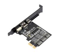 Laikoutd Carte d ' Extension PCIe pour la Gestion de l ' Alimentation à Distance PicoKVM avec Double Port USB et Panneau de contrôle Carte PCIe de Gestion de l ' Alimentation à Distance