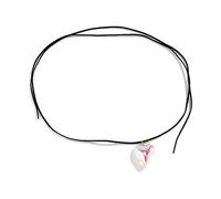 Laikoutd Chaîne De Ventre Colorée En Forme De Cœur D'amour Pour Femmes Pendentif Coréen En Velours Mode Fête D'été Bijoux Pour Filles Love Heart Pendant