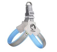 Laikoutd Collier De Gilet D'entraînement Respirant pour Chien Sangle Poitrine Souple pour Animaux Compagnie Taille Moyenne Et Corde Souple avec Crochet Traction Harnais Grand Chien