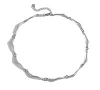 Laikoutd Collier ras du cou sophistiqué en métal à longueur réglable, unisexe, accessoire élégant pour les créateurs de tendances