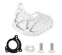 Laikoutd Compatibilité De Garde Plateau Vélo Montagne en Alliages D'aluminium avec Adaptateur Pédaliers 26T 32T pour Une Installation Facile Couvercle Plateau Léger