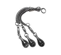 Laikoutd Connecteurs De Collier Faits À La Main Glands en Métal Argenté Antique Brosses Accessoires Pendentif Fournitures Polyvalentes pour La Fabrication Bijoux Pendentifs en Feuille d'argent