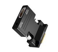 Laikoutd Convertisseurs HDTV VGA De Qualité avec Transmission Vidéo Et Musique Synchronisée Adaptateur Pris en par Synchronisation Vidéo Adaptateur VGA