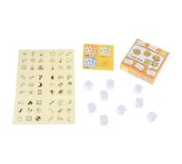 Laikoutd Cubes Happy Story Jouet Dés Multifonctionnels Jeu De Narration Puzzle Ensemble D'histoires Happy Trip Boosters D'imagination Dés