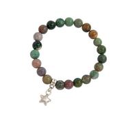 Laikoutd De Perles Bohème Coloré Spirales Motifs Tissage D'étoiles avec Accents Pierre Naturelle Bijoux Poignet Réglables Pierres Précieuses Colorées