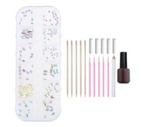 Laikoutd Dentaire Dentaire Ensemble De Bijoux Dent Gemmes Pierres Dentaires Colorées Décorations Dents À La Mode Pour Les Femmes Ensemble Décoration D'Ongles