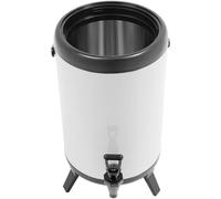 Laikoutd Distributeur de boissons isotherme, 6 L, récipient commercial à double paroi avec couvercle à joint rotatif, seau thermique de grande capacité pour restaurants et services de restauration