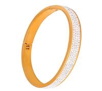 Laikoutd En diamants de boue en acier avec fermoir à ressort Design Royal Vintage pour femmes, bijoux à la mode, Bracelets en diamants de boue en acier
