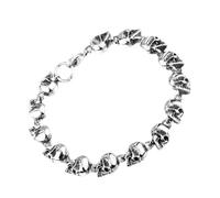 Laikoutd en Métal Crâne Polyvalent Améliorant Les Styles Élégants pour Diverses Occasions comme Fêtes Et Concerts Décoration Designs Uniques Bijoux