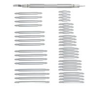 Laikoutd Ensemble Complet D'outils pour Broches À Ressort Comprenant 41 Broches De Montre en Acier Inoxydable pour Un Réglage Et Une Réparation Faciles du Outil Montre