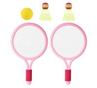 Laikoutd Ensemble De Jeu Tennis Et Badminton pour avec Tennis 2 Volants pour Garçons Filles Jeu Plage dans Le Jardin