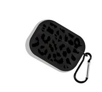 Laikoutd Étui De Protection Élégant Imprimé Animal pour Écouteurs sans Fil 1/2/3/4 avec Matériaux Flexibles Étui Antidérapant Léopard TPU