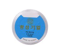 Laikoutd Fil Élastique Transparent De 100M pour La Fabrication Bijoux Extensibles avec Perles en Bois Et en Céramique Bracelets Et Colliers Fil Extensible pour La Fabrication Bijoux