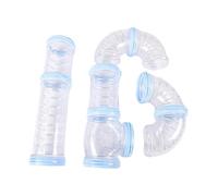 Laikoutd Hamster Tunnel Tube Jouet Lapins Clair Faites-Le Vous-même Assembler Tuyau pour Gerbilles Playtube Tube Tunnel