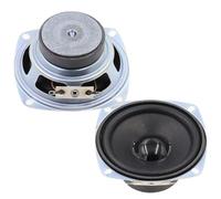 Laikoutd Haut-parleurs Solides De 3 Pouces 4ohm Gamme Complète pour Utilisation dans Les Radios Et Les Haut-parleurs De Divertissement Sonore Multimédia 2 Pièces