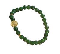 Laikoutd Imitation Jade avec Bonne Chance Richesse Chaîne À Main Perlée Bijoux À Porter Quotidien Accessoire De Fête Et Célébration Bijoux Réussite sur Le Lieu Travail pour Femmes