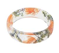 Laikoutd Magnifique Accessoire de en résine de Fleurs séchées, Parfait pour Un Usage Quotidien et des Cadeaux, Accessoire de Mode Unique, Confortable Quotidien