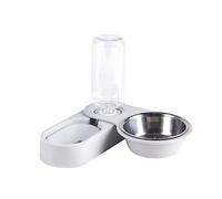 Laikoutd Mangeoires Automatiques pour Lapin Distributeur d'eau Cage Bouteille De 18 Oz Bol Nourriture Petits Animaux Hérisson Hamster Bouteille Cage avec Distributeur