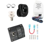 Laikoutd Marine Automatic Bilge Pumps 1100GPH 750GPH Two Rate Water Drainage Systems for Vessels and Kayaks Automatic Bilge Pumps for Boats