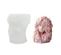 Laikoutd Moule De Fée Fleur Rêve Réutilisable en Silicone pour Bougies Faites À La Main Savons Chocolats Artisanat avec Conception Libération Facile Moule en Silicone pour Bougie Faite La Main