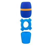 Laikoutd Pare-Brise De Microphone Anneaux Antiroulis pour Amateurs KTV Artistes Chanteurs Podcasteurs Étui en Mousse Protection Microphone Housse en Mousse