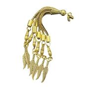 Laikoutd Pendentif Inspiré du Moyen-Orient Breloque Bijoux en Perles Accessoires Artisanaux pour Ethnique Chapelet Ornement Délicat Chapelet