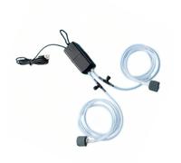 Laikoutd Pompes À Air D'aquarium Double Sortie Aérateur Alimenté par USB pour Réservoirs De Poissons Pompes Silencieuses Double Trou pour Réservoirs De Poissons Aérateur Alimenté par USB